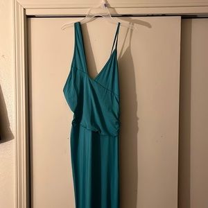 Long green gown